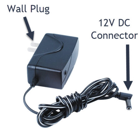 12V White RJ45 DC Power Port Connector For CCTV IP Security Camera