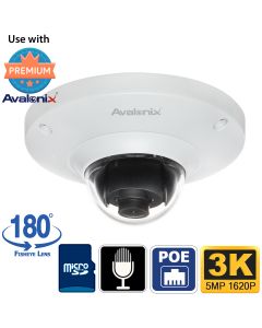 Fisheye Security Cameras for Panoramic View